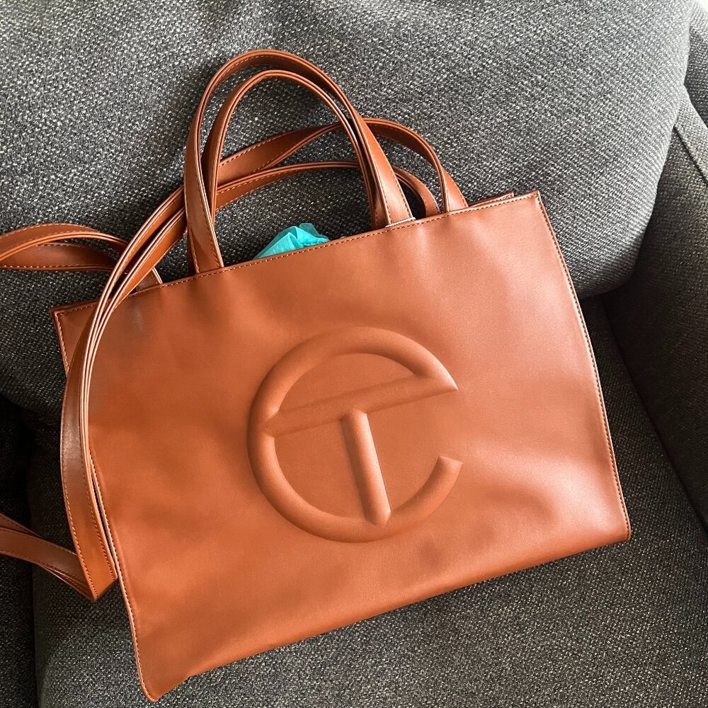 Telfar Medium Shopping Bag Tote - Tan, NWT